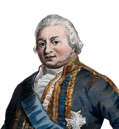 صورة لبيير أندريه دي سوفرين دي سانت تروبيز ، مأمور سوفرين (1729-1788) ، أميرال فرنسي. بواسطة المدرسة الفرنسية