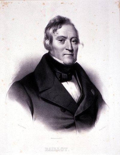 صورة لبيير بايو (1771-1842) نقشها جوليان (ليتو) بواسطة المدرسة الفرنسية
