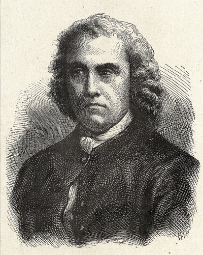 صورة شخصية لبيير شارل لو مونييه ، عالم الفلك الفرنسي (1715 - 1799) - في "" ألبوم de la Science ؛ علماء لامعون الاكتشافات العظيمة "" "1896. بواسطة المدرسة الفرنسية