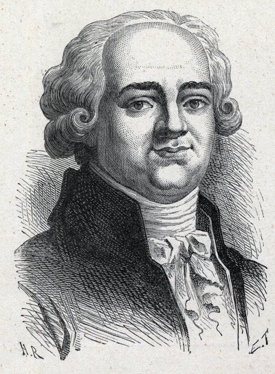 صورة بيير لويس مانويل ، السياسي الفرنسي (1751-1793) مندوب نهر السين في المؤتمر الوطني. نقش من عام 1889. مجموعة خاصة. بواسطة المدرسة الفرنسية