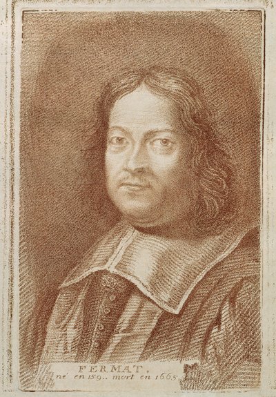 صورة لبيير دي فيرمات (1601-1665) من Histoire des Mathematiciens بواسطة ألكسندر سافيرين ، منتصف القرن الثامن عشر بواسطة المدرسة الفرنسية