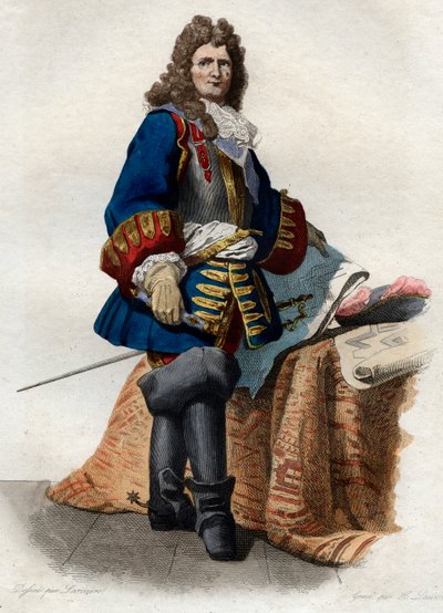 صورة سيباستيان لو بريست ، ماركيز دي فوبان (1633-1707) ، مارشال فرنسا. بواسطة المدرسة الفرنسية