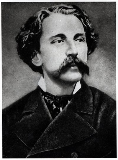 صورة ستيفان مالارم (1842-1898) ، ج بواسطة المدرسة الفرنسية
