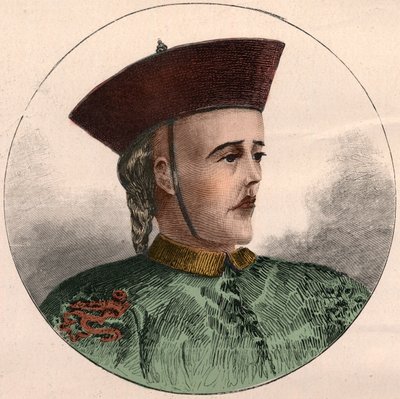 صورة لغوانغشو ، إمبراطور الصين (1871-1908). بواسطة المدرسة الفرنسية