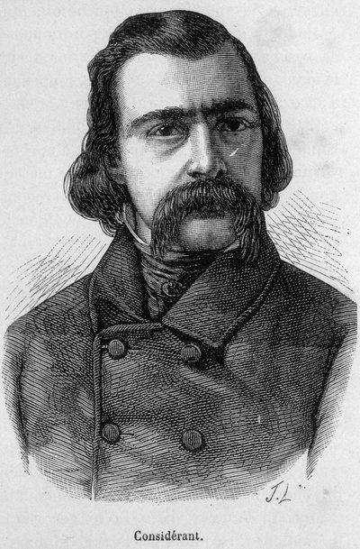 صورة فيكتور ريسيتال (1808 - 1893) فيلسوف واقتصادي فرنسي - في "" L'Histoire de France "" لهنري مارتن بواسطة المدرسة الفرنسية