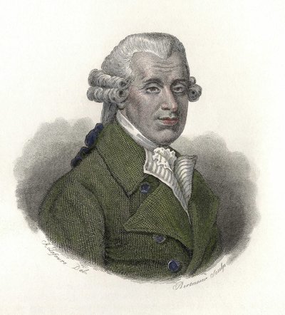 صورة ويليام هاوز (1736-1808) ، طبيب إنجليزي. في "" صور الرجال النافعين "" بواسطة المدرسة الفرنسية