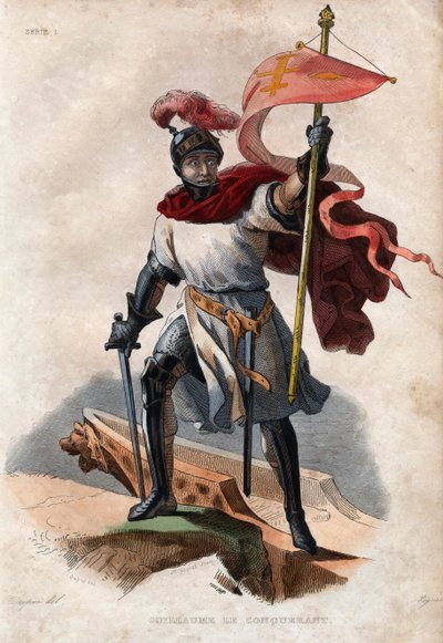 صورة وليام الأول الفاتح (1027-1087) ، دوق نورماندي وأول نورمان ملك إنجلترا. بواسطة المدرسة الفرنسية