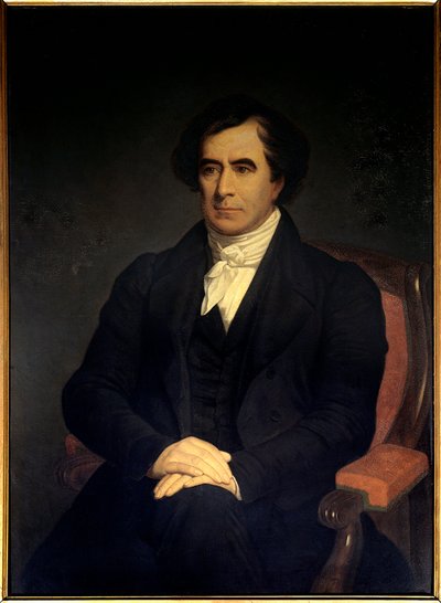صورة للفيزيائي فرانسوا أراغو (1786-1833) ، عالم الفلك والسياسي ، وزير البحرية والحرب في عام 1848. لوحة مجهولة من القرن التاسع عشر. باريس ، متحف دي لوبيرفاتوار. - صورة بالحجم الكامل لفرانسوا أراغو (1786-1833) عالم الفلك والسياسي بواسطة المدرسة الفرنسية