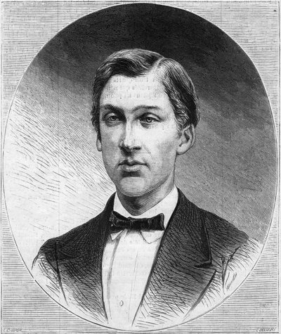 صورة لدوق لويس ماري فيليب دورلينز (1854-1872). نقش في "" Le Monde Illustré "" رقم 799 بتاريخ 3 أغسطس بواسطة المدرسة الفرنسية