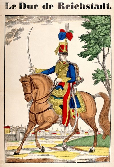 صورة لدوق رايششتات ، نابليون الثاني ، ابن الإمبراطور نابليون الأول (1769-1821). صورة إبينال بواسطة المدرسة الفرنسية