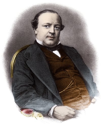 صورة للمحامي الفرنسي تشارلز ألكسندر لاشود (1818-1882) - نقش من القرن التاسع عشر مجموعة خاصة بواسطة المدرسة الفرنسية