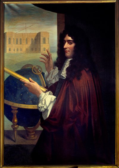 صورة شخصية لعالم الفلك الإيطالي جان دومينيك كاسيني (1625-1712) أمام مرصد باريس. لوحة مجهولة للمدرسة الفرنسية بواسطة المدرسة الفرنسية