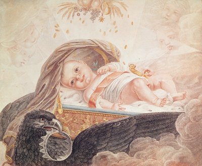 صورة ملك روما ، نابليون الثاني (1811-1832) ج .1811 بواسطة المدرسة الفرنسية