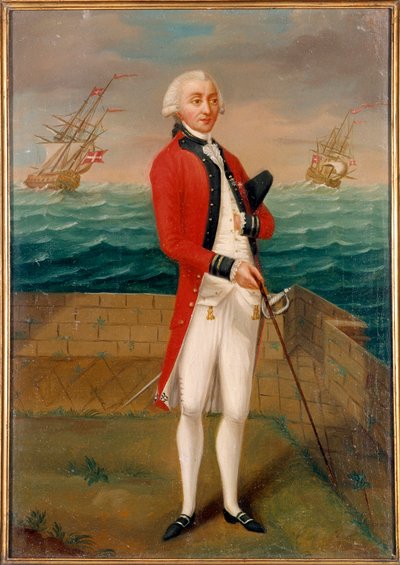 صورة لفارس فافراي (1706-1791) ضابط جاليريس مالطا لوحة للمدرسة الفرنسية. القرن الثامن عشر في باريس ، متحف جوقة الشرف بواسطة المدرسة الفرنسية