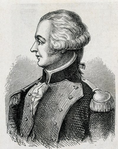 صورة للماركيز دي جوفروي (1751 - 1832) - في ألبوم العلوم ؛ علماء لامعون الاكتشافات الكبرى ”” “1896. بواسطة المدرسة الفرنسية