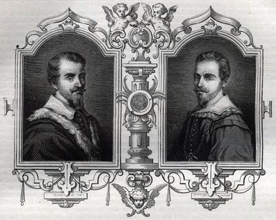 صور هوراس (أورازيو 1531-1553) وأوكتاف فارنيزي أوكتاف (أوتافيو بواسطة المدرسة الفرنسية