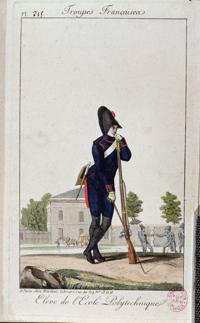 تلميذ من البوليتكنيك ، من فرقة فرانسيس ج .1805 بواسطة المدرسة الفرنسية