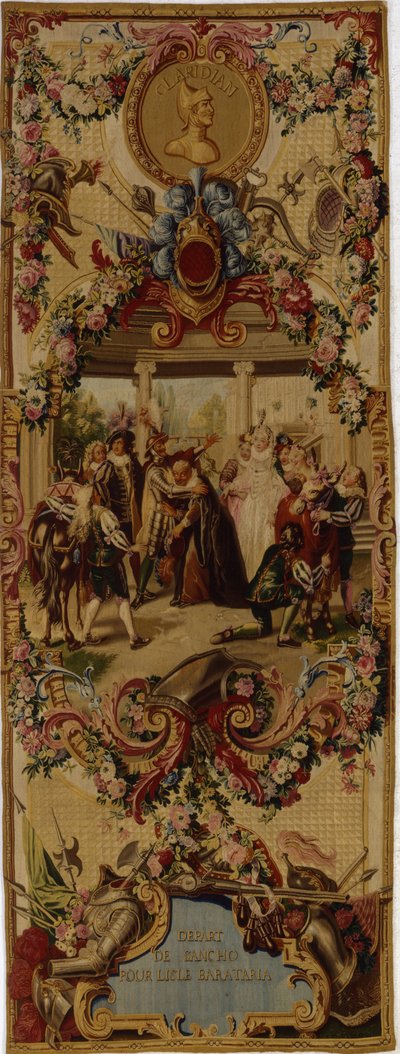 نسيج Regence Gobelins مع قصة Don Quixote ، 1717-18 بواسطة المدرسة الفرنسية