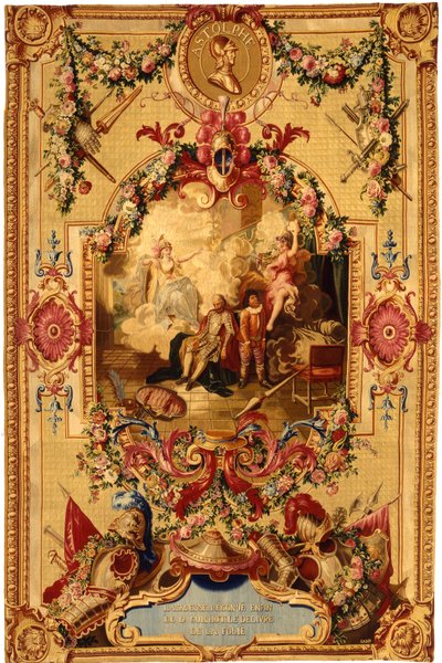 نسيج Regence Gobelins مع قصة Don Quixote ، 1717-18 بواسطة المدرسة الفرنسية