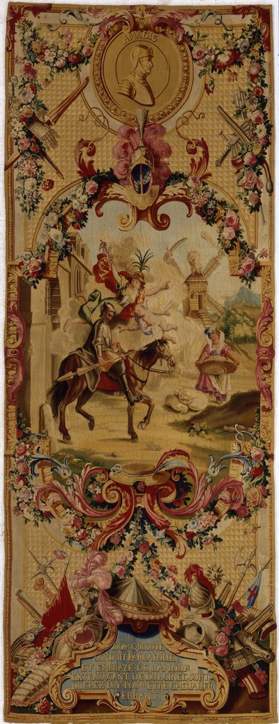 نسيج Regence Gobelins مع قصة Don Quixote ، 1717-18 بواسطة المدرسة الفرنسية