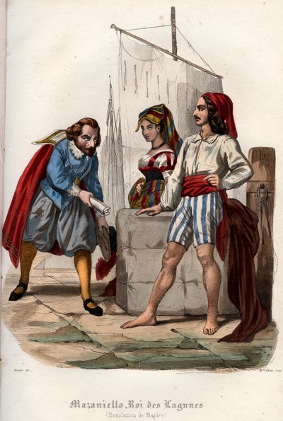 ثورة ضد حكم هابسبورغ الإسباني في نابولي عام 1647 بواسطة المدرسة الفرنسية