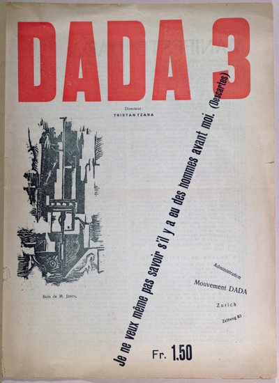 Revue Dada no.3، December 1918 بواسطة المدرسة الفرنسية