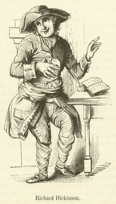Richard Dickinson (engraving) بواسطة المدرسة الفرنسية