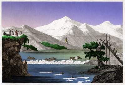 Rio Magdalena. (engraving, ca. 1840) بواسطة المدرسة الفرنسية