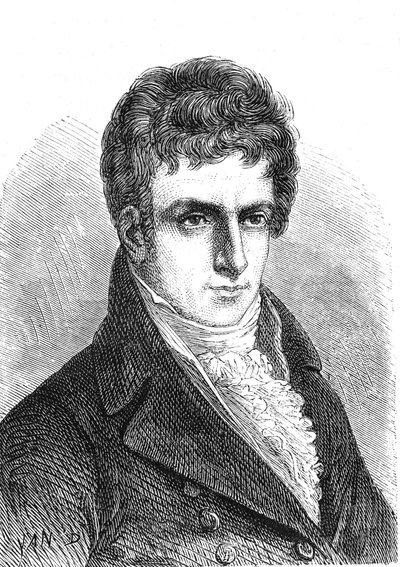 روبرت فولتون (1765-1815)، مهندس ومخترع أمريكي (باخرة). بواسطة المدرسة الفرنسية