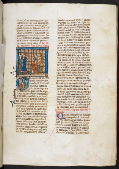 Royal MS 19 D I، f.76r، Roman d