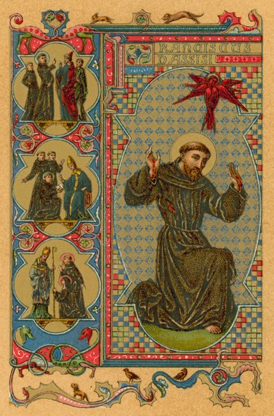 S Franciscus DAssisi بواسطة المدرسة الفرنسية