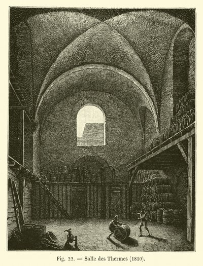 Salle des Thermes ، 1810 بواسطة المدرسة الفرنسية