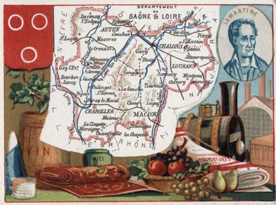 Saone et Loire (Saone-et-Loire، 71)، Burgundy، France. صورة لألفونس دي لامارتين (ألفونس ماري لويس دي برات دي لامارتين بواسطة المدرسة الفرنسية