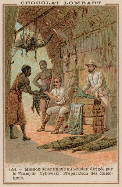 رحلة علمية إلى السودان بقيادة المهندس الزراعي الفرنسي جان ديبوسكي ، 1891 بواسطة المدرسة الفرنسية