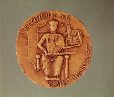 ختم ريمون السادس (1156-1222) كونت تولوز ، 1204 بواسطة المدرسة الفرنسية