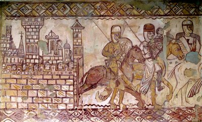 الحملة الصليبية الثانية (1147-1149): بداية الحروب الصليبية. جص من كنيسة Cressac بواسطة المدرسة الفرنسية