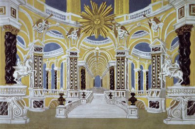 تصميم مجموعة الناي السحري من قبل Wolfgang Amadeus Mozart (1756-91) بواسطة المدرسة الفرنسية