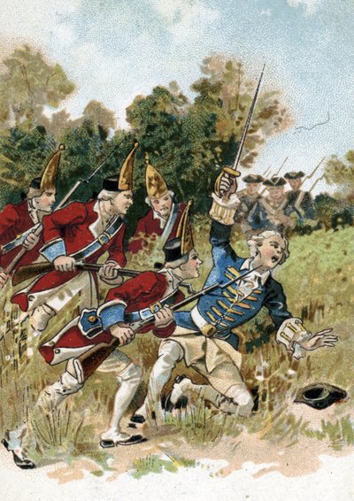حرب السبع سنوات (1756-1763): وفاة لويس داساس دو ميركو ، المعروف باسم فارس أساس (1733-1760) ، القبطان الفرنسي بواسطة المدرسة الفرنسية