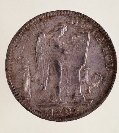 Silver french ecu (scude), french republic (1793-1804) بواسطة المدرسة الفرنسية