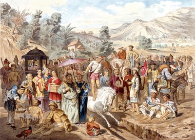جنوب الصين: امتحان البكالوريوس العسكري في Sin Cheou Fou. أطلس رحلة الاستكشاف إلى الهند الصينية خلال الأعوام 1866-1868 ، حرره ف. غامير بواسطة المدرسة الفرنسية