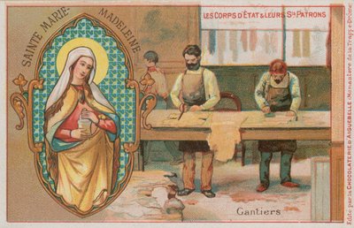 St Mary Magdalen and glovemakers بواسطة المدرسة الفرنسية