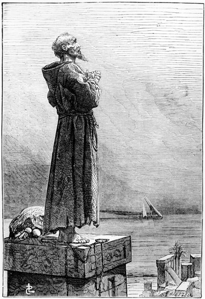St Simeon Stylites ، أواخر القرن التاسع عشر بواسطة المدرسة الفرنسية