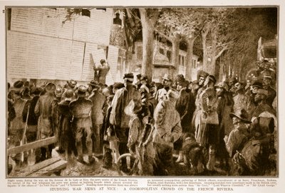 دراسة أخبار الحرب في نيس: حشد عالمي على الريفييرا الفرنسية ، 1914-1919 بواسطة المدرسة الفرنسية