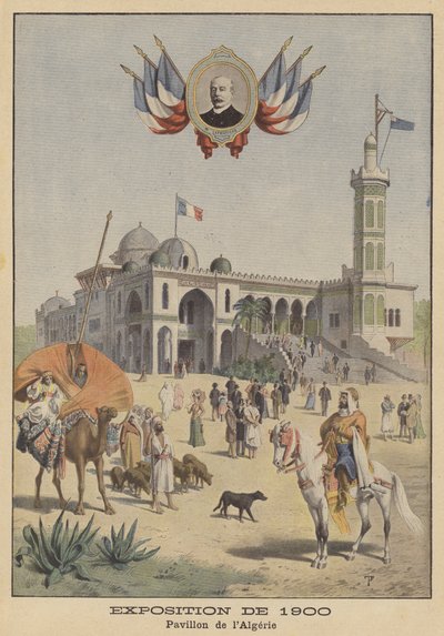 الجناح الجزائري في المعرض العالمي لعام 1900 بباريس (لون ليثو) بواسطة المدرسة الفرنسية