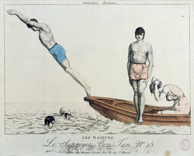 The Bathers ، رقم 15 من Le Supreme Bon-Ton بواسطة المدرسة الفرنسية