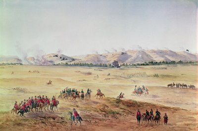معركة ألما ، 20 سبتمبر 1854 بواسطة المدرسة الفرنسية