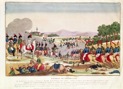 معركة فريدلاند ، 14 يونيو 1807 بواسطة French School