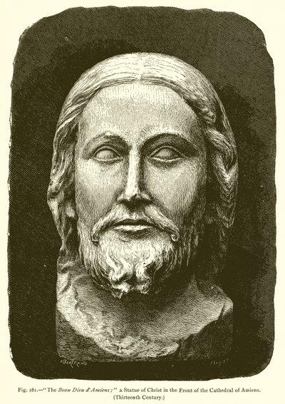 The Beau Dieu dAmiens بواسطة المدرسة الفرنسية