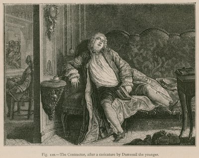 المقاول ، بعد كاريكاتير من قبل Dumesnil الأصغر بواسطة المدرسة الفرنسية