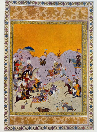 وفاة الأبطال ، رسم توضيحي لليالي العربية ، 1895 (نقش ملون) بواسطة المدرسة الفرنسية